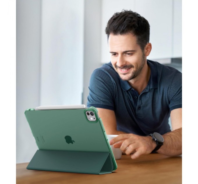 BeCover Чохол до планшета BeCover Tri Fold Hard Apple iPad Pro 11" M4 2024 Dark Green (711727)