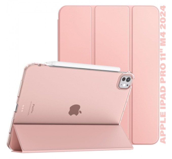 BeCover Чохол до планшета BeCover Tri Fold Hard Apple iPad Pro 11" M4 2024 Pink (711728)