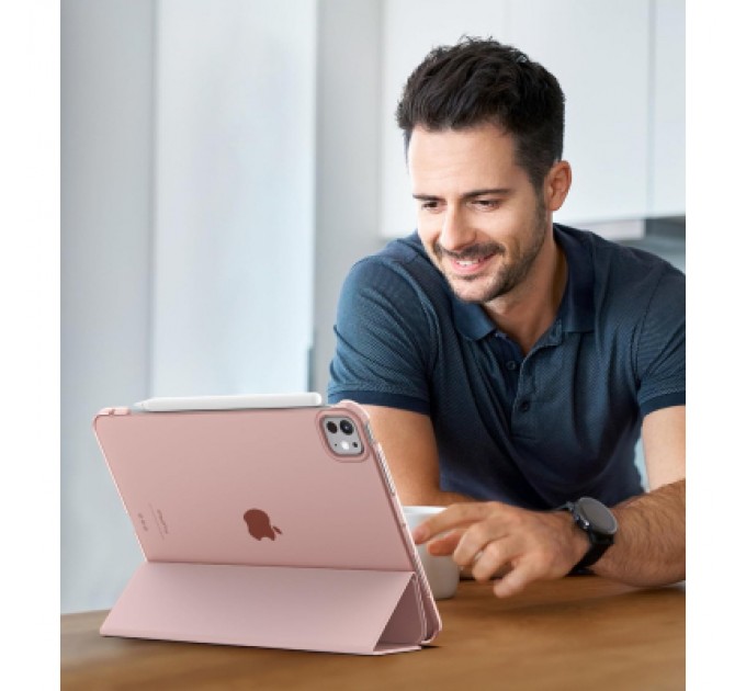 BeCover Чохол до планшета BeCover Tri Fold Hard Apple iPad Pro 11" M4 2024 Pink (711728)