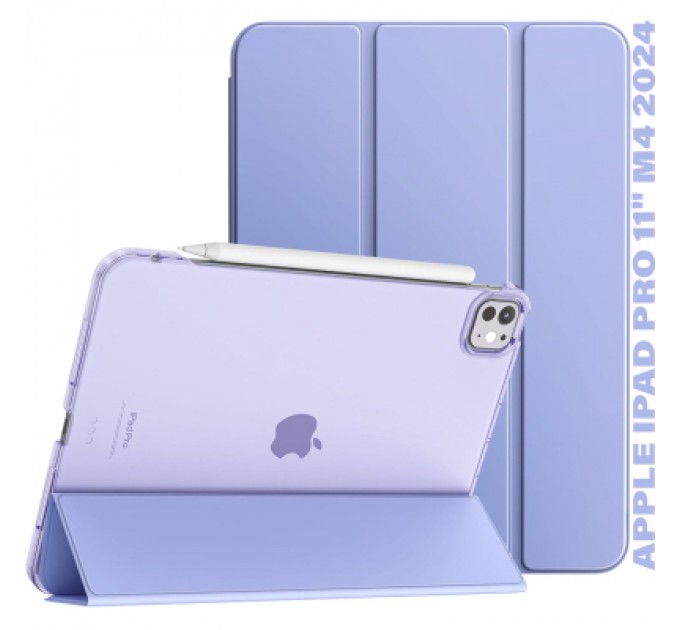 BeCover Чохол до планшета BeCover Tri Fold Hard Apple iPad Pro 11" M4 2024 Purple (711729)