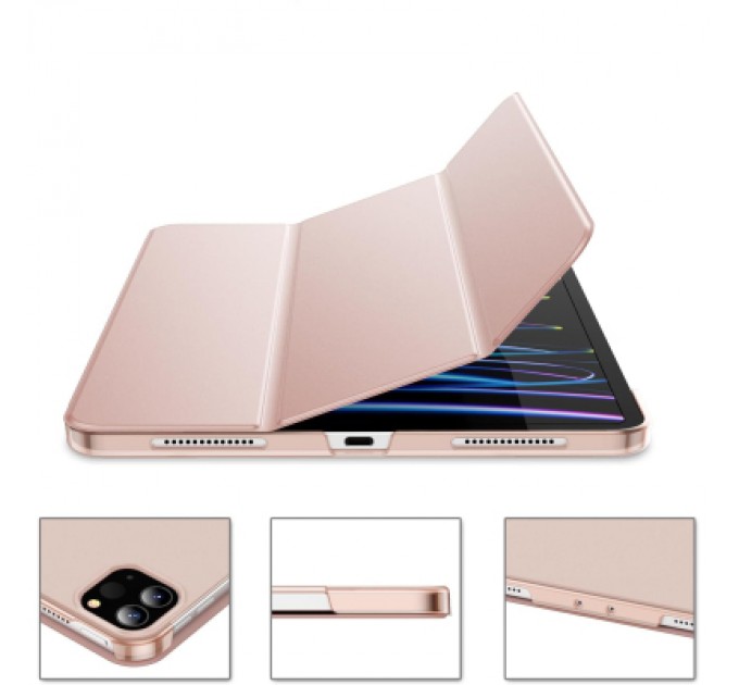BeCover Чохол до планшета BeCover Tri Fold Hard Apple iPad Pro 12.9 2020/2021/2022 Pink (711721)