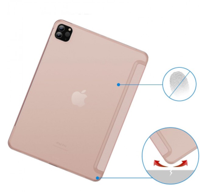 BeCover Чохол до планшета BeCover Tri Fold Hard Apple iPad Pro 12.9 2020/2021/2022 Pink (711721)
