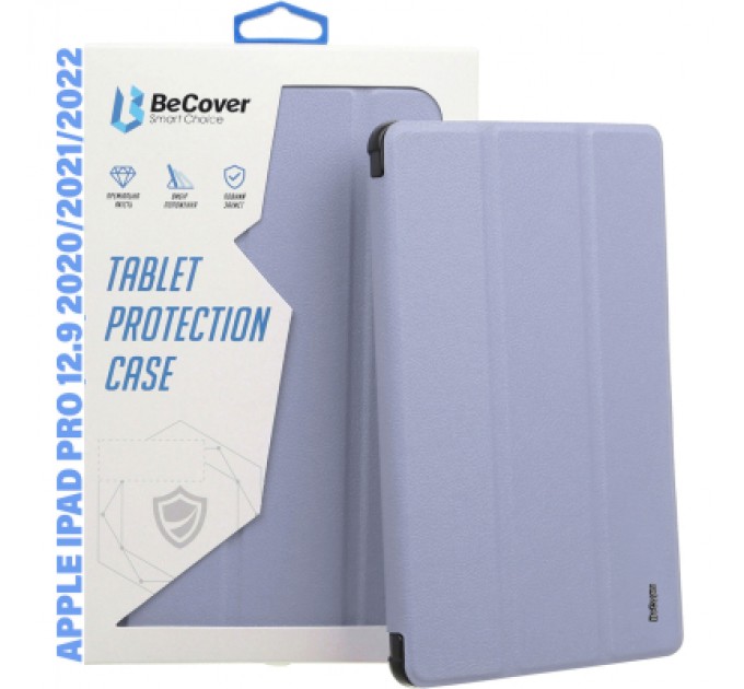 BeCover Чохол до планшета BeCover Tri Fold Hard Apple iPad Pro 12.9 2020/2021/2022 Purple (711722)