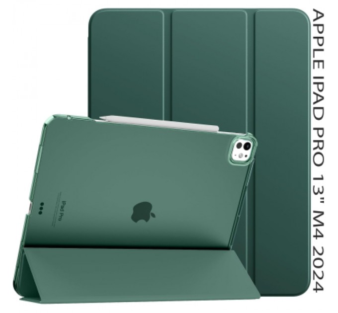 BeCover Чохол до планшета BeCover Tri Fold Hard Apple iPad Pro 13" M4 2024 Dark Green (711731)
