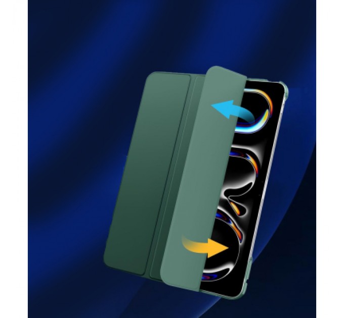 BeCover Чохол до планшета BeCover Tri Fold Hard Apple iPad Pro 13" M4 2024 Dark Green (711731)