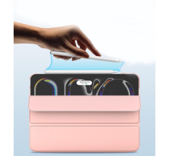 BeCover Чохол до планшета BeCover Tri Fold Hard Apple iPad Pro 13" M4 2024 Pink (711732)