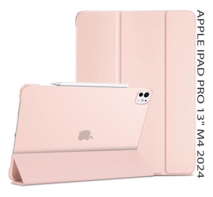 BeCover Чохол до планшета BeCover Tri Fold Hard Apple iPad Pro 13" M4 2024 Pink (711732)