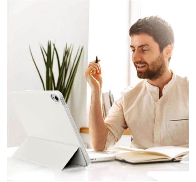 BeCover Чохол до планшета BeCover Tri Fold Soft TPU Silicone Apple iPad Air 11" M2 2024 Beige (711735)