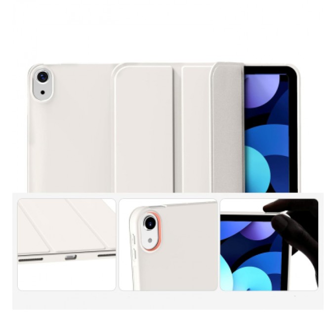 BeCover Чохол до планшета BeCover Tri Fold Soft TPU Silicone Apple iPad Air 11" M2 2024 Beige (711735)