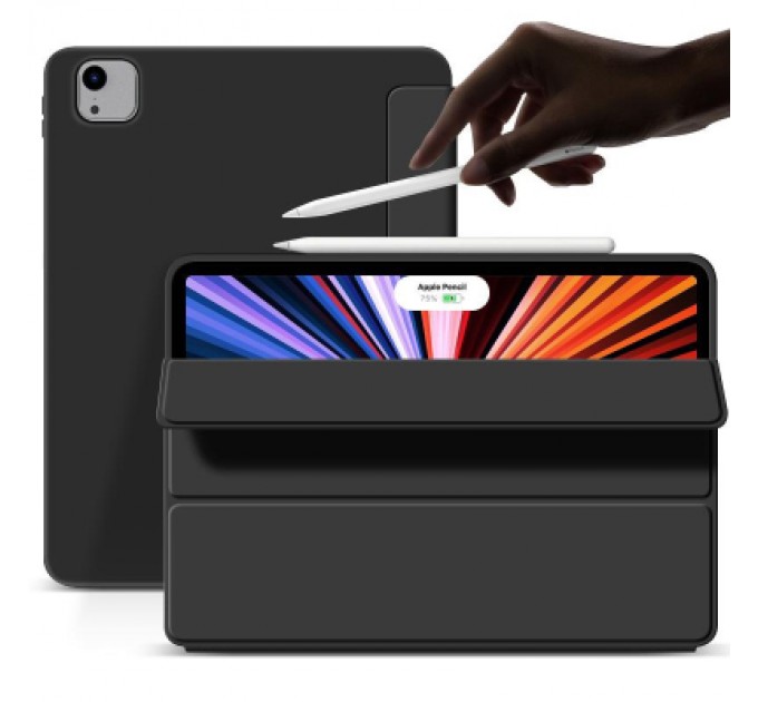 BeCover Чохол до планшета BeCover Tri Fold Soft TPU Silicone Apple iPad Air 13" M2 2024 Black (711469)