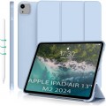 BeCover Чохол до планшета BeCover Tri Fold Soft TPU Silicone Apple iPad Air 13" M2 2024 Light Blue (711741)