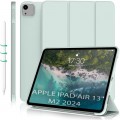 BeCover Чохол до планшета BeCover Tri Fold Soft TPU Silicone Apple iPad Air 13" M2 2024 Light Green (711742)