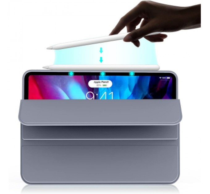 BeCover Чохол до планшета BeCover Tri Fold Soft TPU Silicone Apple iPad Air 13" M2 2024 Purple (711743)