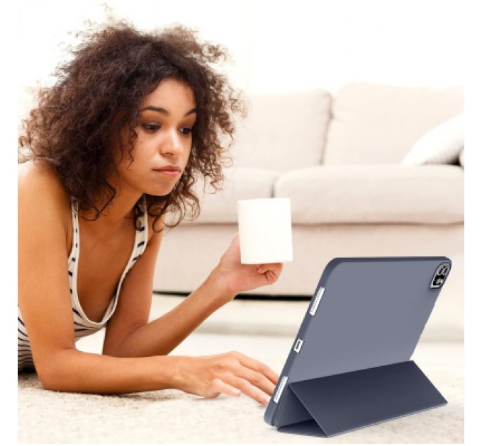 BeCover Чохол до планшета BeCover Tri Fold Soft TPU Silicone Apple iPad Air 13" M2 2024 Purple (711743)