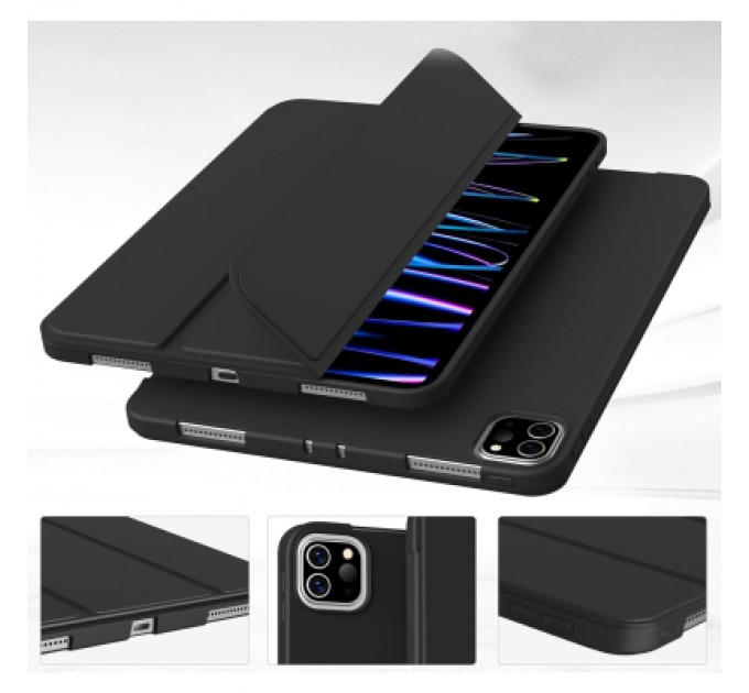 BeCover Чохол до планшета BeCover Tri Fold Soft TPU Silicone Apple iPad Pro 11" M4 2024 Black (711744)