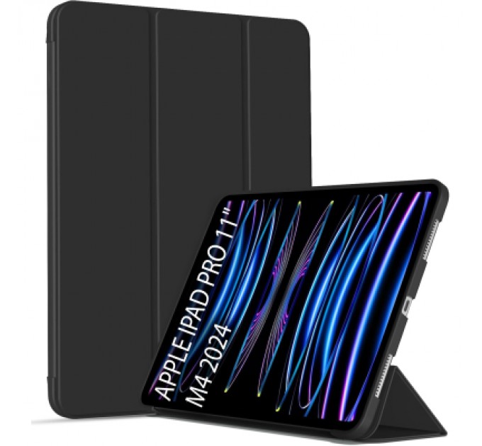 BeCover Чохол до планшета BeCover Tri Fold Soft TPU Silicone Apple iPad Pro 11" M4 2024 Black (711744)