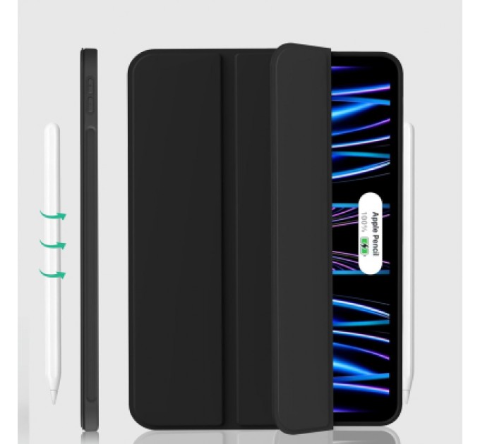 BeCover Чохол до планшета BeCover Tri Fold Soft TPU Silicone Apple iPad Pro 11" M4 2024 Black (711744)