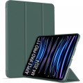 BeCover Чохол до планшета BeCover Tri Fold Soft TPU Silicone Apple iPad Pro 11" M4 2024 Dark Green (711746)
