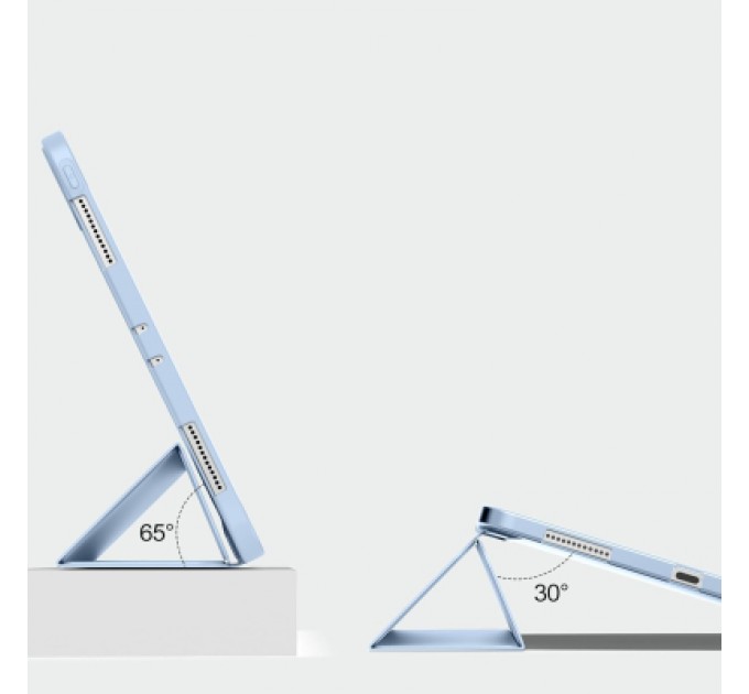 BeCover Чохол до планшета BeCover Tri Fold Soft TPU Silicone Apple iPad Pro 11" M4 2024 Light Blue (711748)