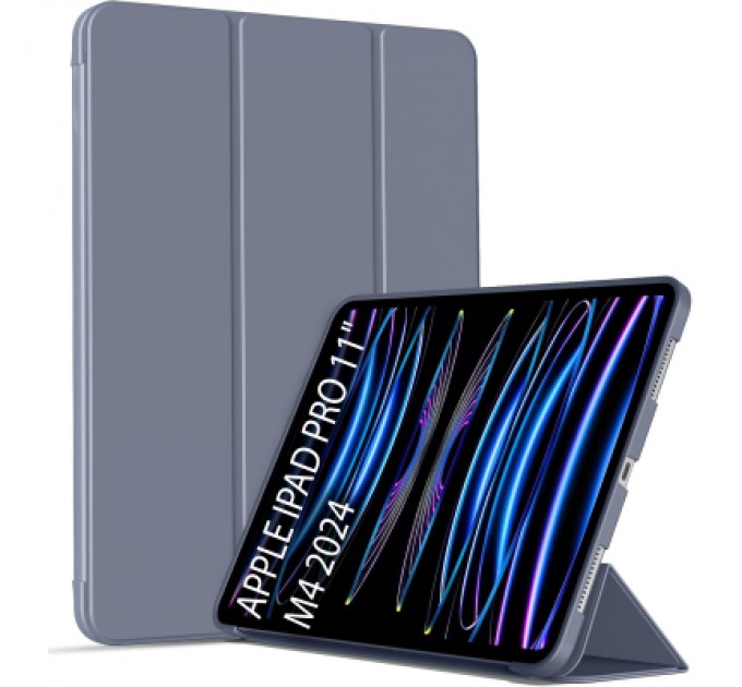 BeCover Чохол до планшета BeCover Tri Fold Soft TPU Silicone Apple iPad Pro 11" M4 2024 Purple (711749)