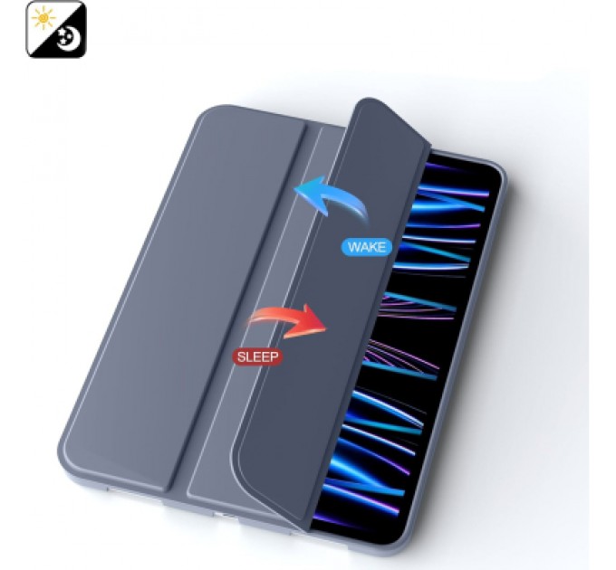 BeCover Чохол до планшета BeCover Tri Fold Soft TPU Silicone Apple iPad Pro 11" M4 2024 Purple (711749)