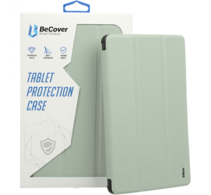 BeCover Чохол до планшета BeCover Tri Fold Soft TPU Silicone Apple iPad Pro 12.9 2020/2021/2022 Light Green (711738)