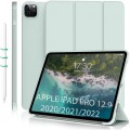 BeCover Чохол до планшета BeCover Tri Fold Soft TPU Silicone Apple iPad Pro 12.9 2020/2021/2022 Light Green (711738)