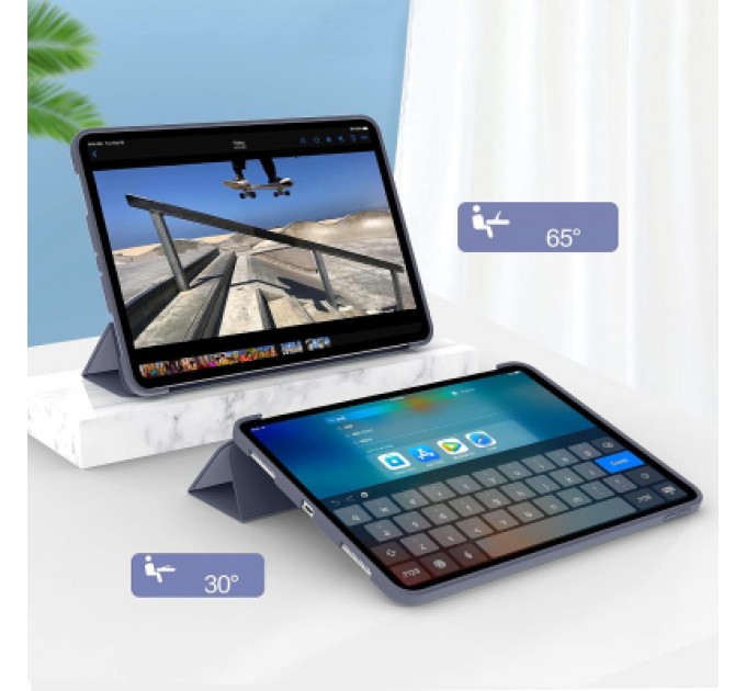BeCover Чохол до планшета BeCover Tri Fold Soft TPU Silicone Apple iPad Pro 12.9 2020/2021/2022 Purple (711739)