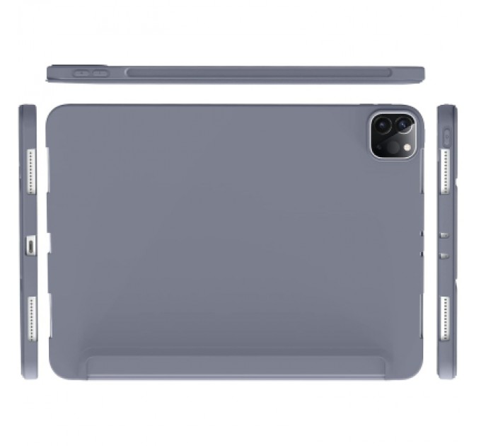 BeCover Чохол до планшета BeCover Tri Fold Soft TPU Silicone Apple iPad Pro 12.9 2020/2021/2022 Purple (711739)