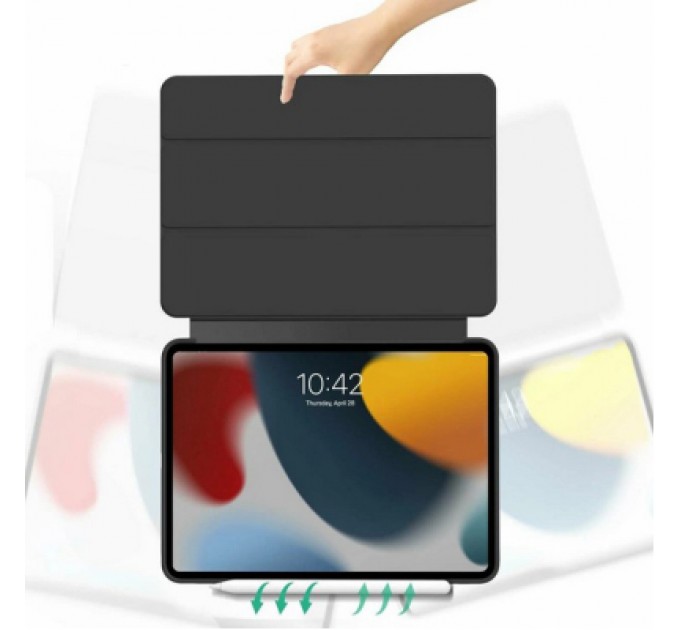 BeCover Чохол до планшета BeCover Tri Fold Soft TPU Silicone Apple iPad Pro 13" M4 2024 Black (711750)