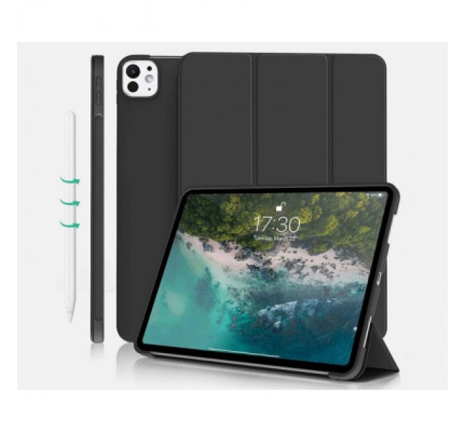 BeCover Чохол до планшета BeCover Tri Fold Soft TPU Silicone Apple iPad Pro 13" M4 2024 Black (711750)