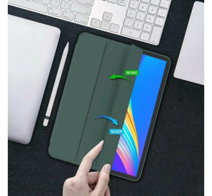 BeCover Чохол до планшета BeCover Tri Fold Soft TPU Silicone Apple iPad Pro 13" M4 2024 Dark Green (711752)