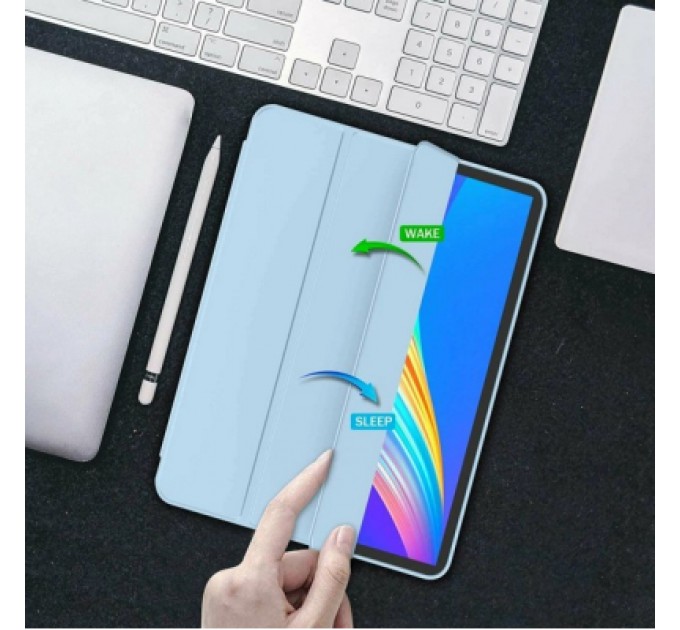 BeCover Чохол до планшета BeCover Tri Fold Soft TPU Silicone Apple iPad Pro 13" M4 2024 Light Blue (711753)