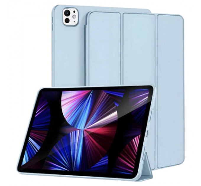 BeCover Чохол до планшета BeCover Tri Fold Soft TPU Silicone Apple iPad Pro 13" M4 2024 Light Blue (711753)