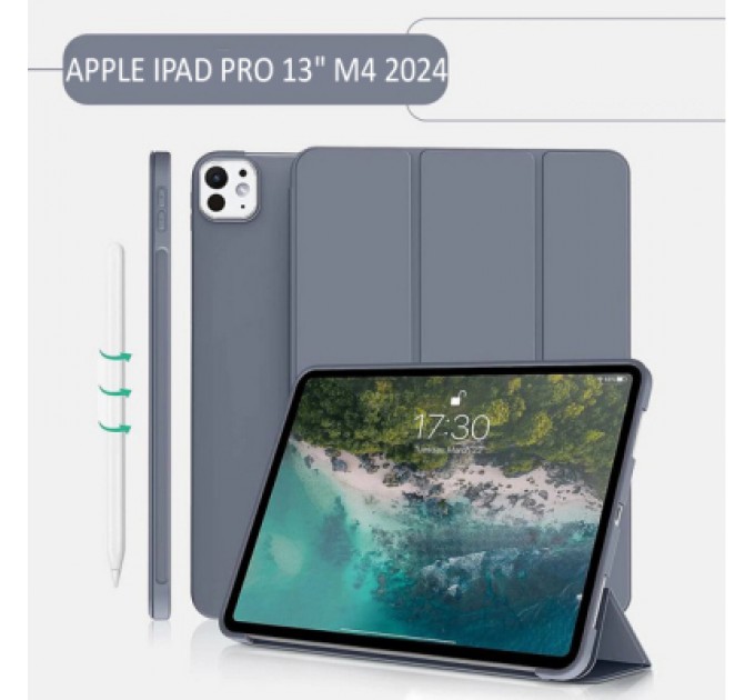 BeCover Чохол до планшета BeCover Tri Fold Soft TPU Silicone Apple iPad Pro 13" M4 2024 Purple (711754)