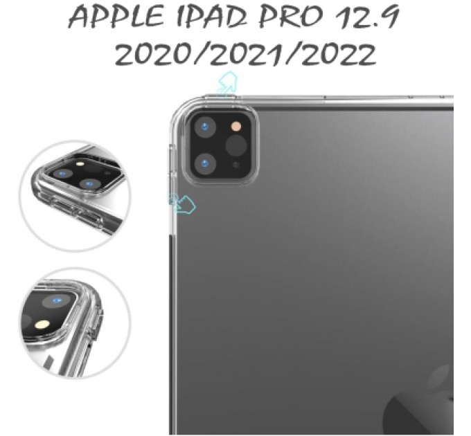BeCover Чохол до планшета BeCover Transparancy Apple iPad Pro 12.9 2020/2021/2022 (711681)