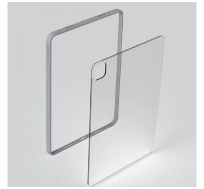 BeCover Чохол до планшета BeCover Transparancy Shell Edge Gray Apple iPad Pro 12.9 2020/2021/2022 (711687)