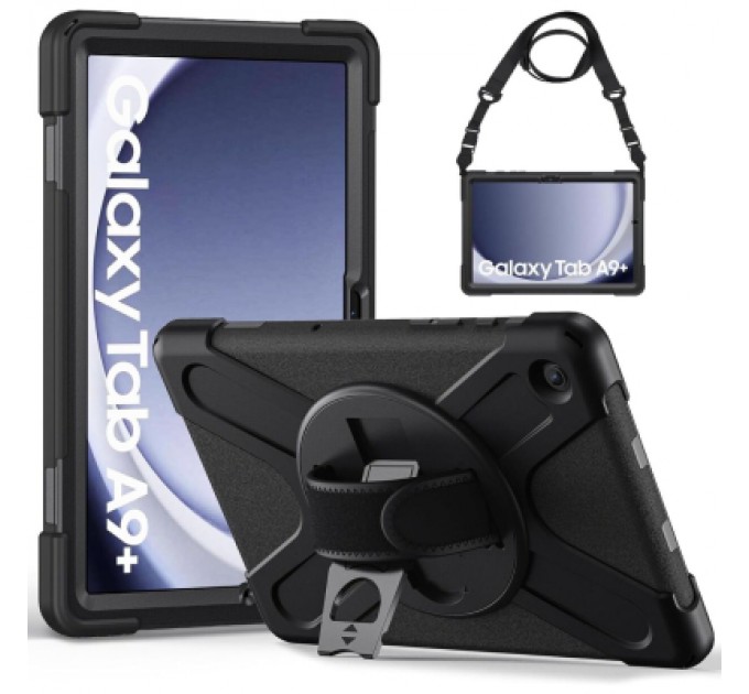 BeCover Чохол до планшета BeCover Heavy Duty Case Samsung Galaxy Tab A9 Plus SM-X210/SM-X215/SM-X216 11.0" Black (711680)
