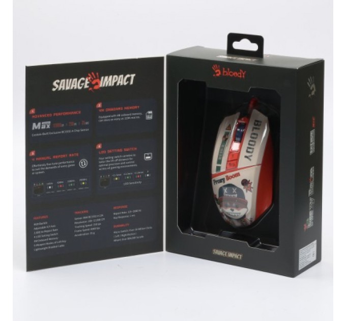 A4Tech Мишка A4Tech W63 Max USB Proxy Boom (4711422003789)