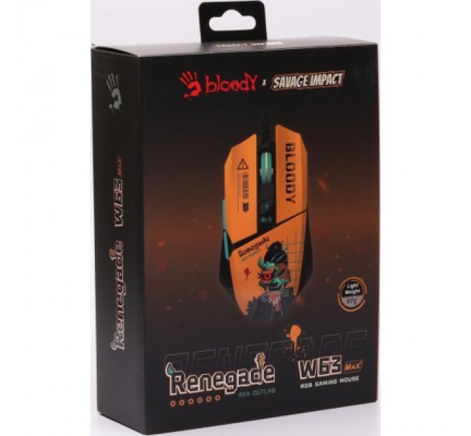 A4Tech Мишка A4Tech W63 Max USB Renegade Sunset (4711422003642)