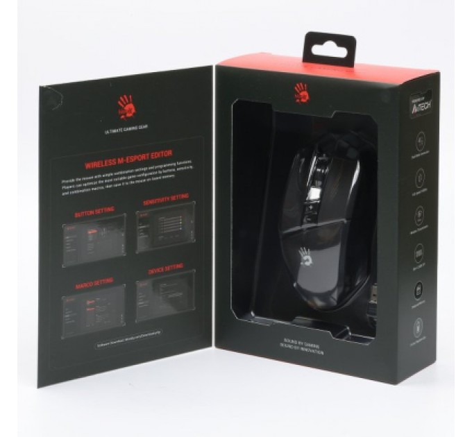 A4Tech Мишка A4Tech Bloody R36 Ultra Wireless Stone Black (4711422001198)
