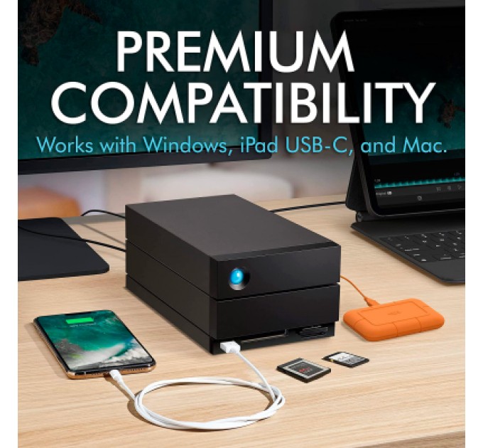 LaCie Зовнішній жорсткий диск LaCie 3.5" 48TB (STLG48000400)