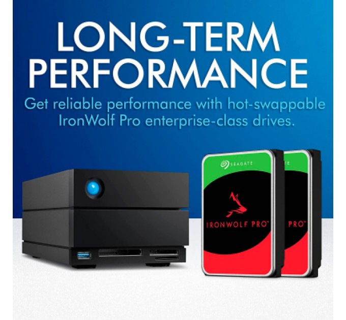 LaCie Зовнішній жорсткий диск LaCie 3.5" 48TB (STLG48000400)