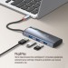 ColorWay Порт-реплікатор ColorWay Docking Station USB-C 5-в-1 Type C PD 100W/USB3.0х3/HDMI 4К (CW-HUB01)
