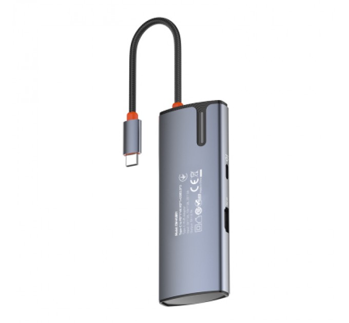 ColorWay Порт-реплікатор ColorWay Docking Station USB-C 5-в-1 Type C PD 100W/USB3.0х3/HDMI 4К (CW-HUB01)