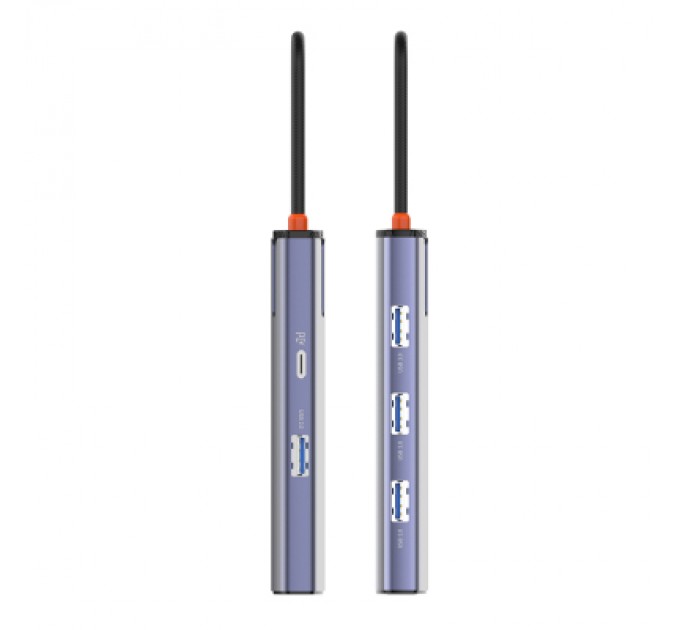 ColorWay Порт-реплікатор ColorWay Docking Station USB-C 6-в-1 Type C PD 100W/USB3.0х3/USB2.0/RJ45 (CW-HUB03)