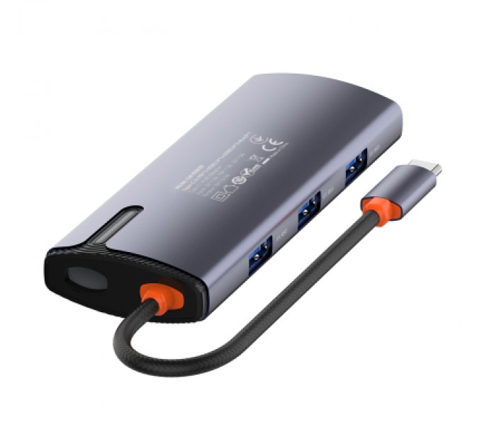 ColorWay Порт-реплікатор ColorWay Docking Station USB-C 6-в-1 Type C PD 100W/USB3.0х3/USB2.0/RJ45 (CW-HUB03)