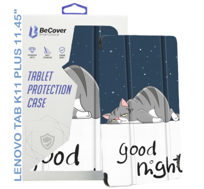 BeCover Чохол до планшета BeCover Smart Case Lenovo Tab K11 Plus TB-352F 11.45" Good Night (711854)