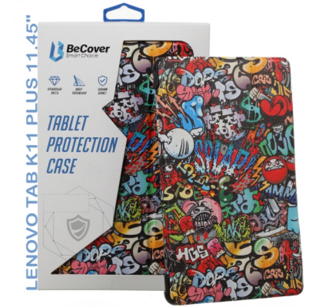 BeCover Чохол до планшета BeCover Smart Case Lenovo Tab K11 Plus TB-352F 11.45" Graffiti (711856)