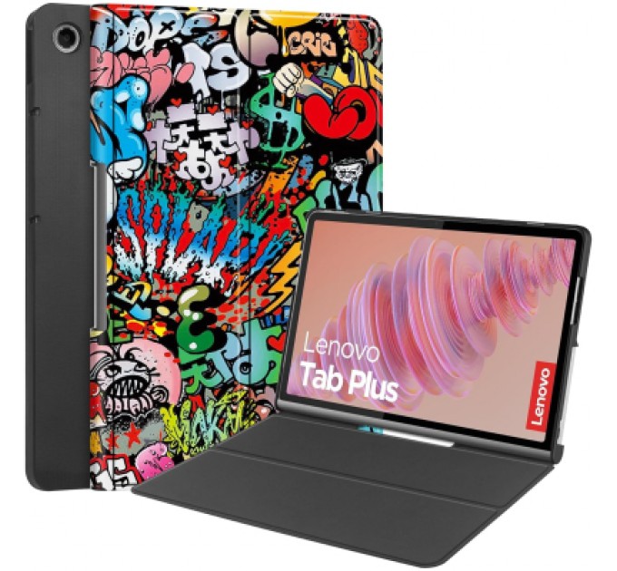 BeCover Чохол до планшета BeCover Smart Case Lenovo Tab Plus 11.5" Graffiti (711845)